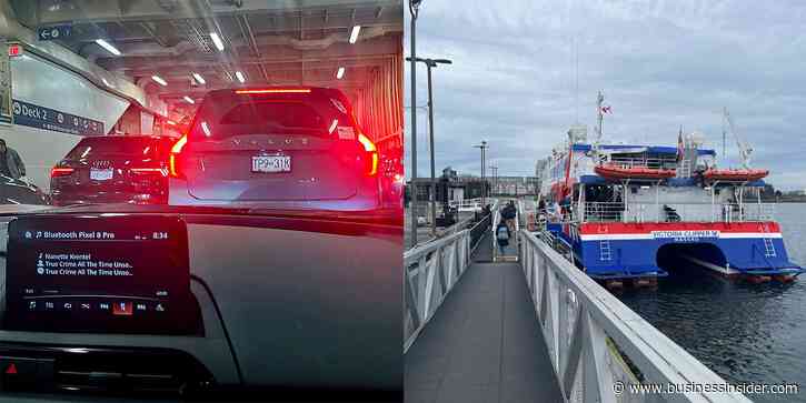 I traveled between Canada and Seattle on a $64 car ferry and a $124 passenger ferry, and I wouldn't do the cheap option again
