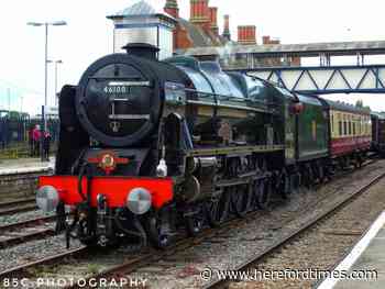 Steam locomotive to haul train stopping at Hereford