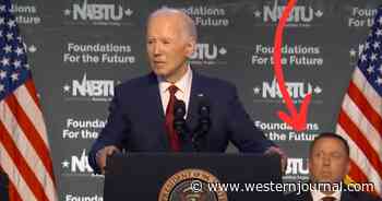 Priceless: Watch Look on Supporter's Face Change When He Realizes Biden Just Lied to Entire Room