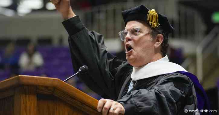 The 5 pieces of advice Rainn Wilson from ‘The Office’ gave during his Utah graduation speech