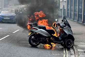 Motorcycle rider praises fire service after Terminus Terrace blaze