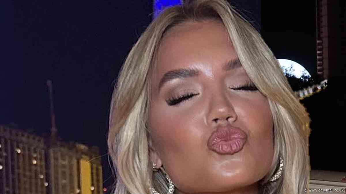 Love Island's Molly Smith sets pulses racing in red corset and matching skirt as she celebrates her 30th birthday in Las Vegas