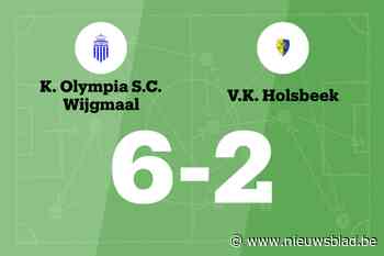 VK Holsbeek B verliest van K. Olympia S.C. Wijgmaal