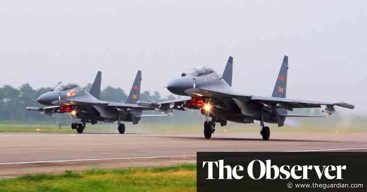 Chinese jets fly sorties over Taiwan strait in show of force as US delegation departs