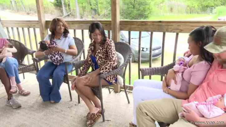 Grandmother welcomes four new grandchildren in one day
