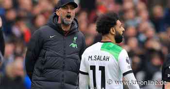 Beim Remis gegen West Ham geraten Liverpools Salah und Klopp aneinander