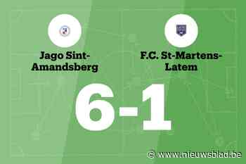 Deneudt scoort vier keer voor Jago St.-Amandsberg B dat wint van FC Latem B