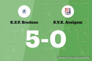 Wedstrijd tussen SV Bredene C en VK Avelgem B eindigt in forfaitscore