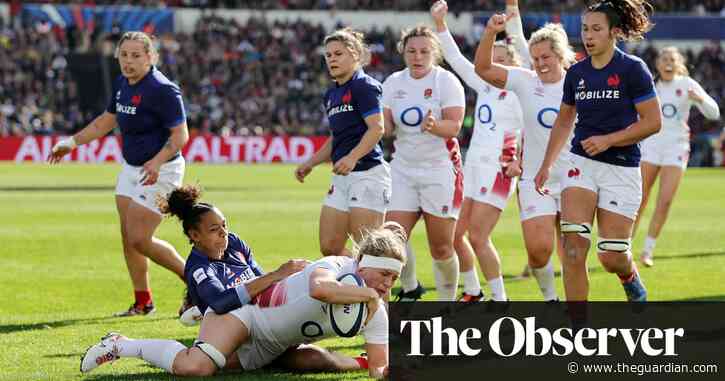 Matthews leads England to third grand slam in row with victory in France