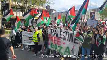 So verläuft die Pro-Palästina-Demo durch Wolfsburgs City