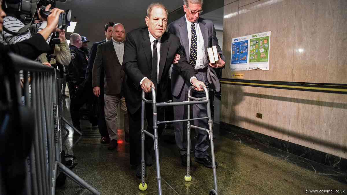 Harvey Weinstein, 72, is hospitalized after returning to Rikers Island following the shocking overturn of his rape conviction