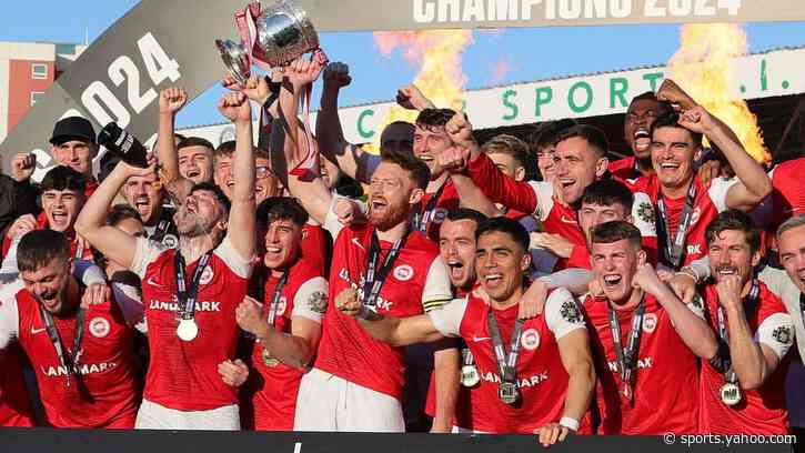 Larne lift title as Carrick secure Euro play-off