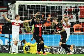 Leverkusen late heroics keep unbeaten streak alive, Kane hits two in Bayern win