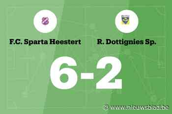 Sparta Heestert wint sensationeel duel met R. Dottignies Sp.