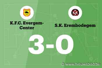 KFC Evergem Center wint thuis van SK Erembodegem, mede dankzij twee treffers Haeck