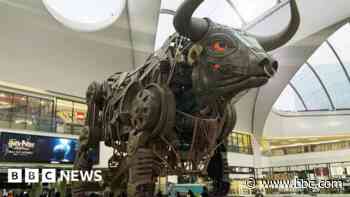 Ozzy the bull to be repaired due to loose part
