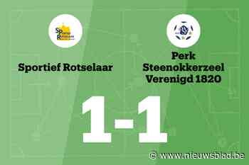 Gelijkspel voor Sportief Rotselaar thuis tegen PSV 1820 B