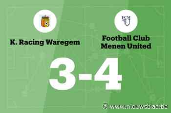 Steenkiste scoort drie keer voor FC Menen United in wedstrijd tegen Racing Waregem