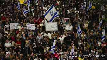 Nahost-Liveblog: ++ Erneut Großdemo gegen Netanyahu in Tel Aviv ++