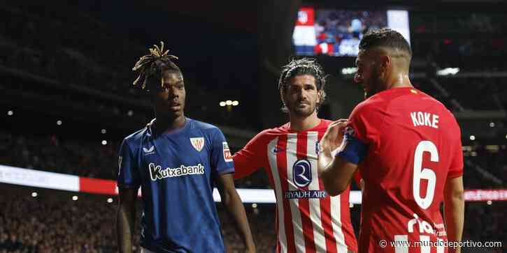 Atlético de Madrid - Athletic Club, en directo | Sigue el partido de LaLiga EA Sports de fútbol, en vivo hoy