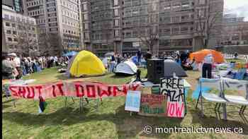'Divest now': Students launch encampment at McGill University
