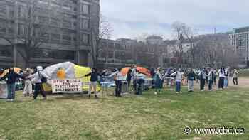 Students set up indefinite pro-Palestinian encampment at McGill University