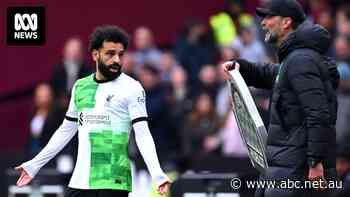 'There's going to be fire if I speak': Salah and Klopp engaged in touchline argument as Liverpool's season continues to unravel