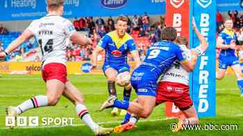 Salford overcome Warrington after penalty try decider