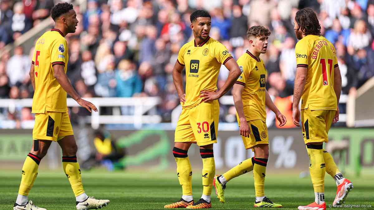 Premier League give Sheffield United a relegation lifeline in a now deleted post on social media as Blades' demotion to the Championship is confirmed after 5-1 loss to Newcastle