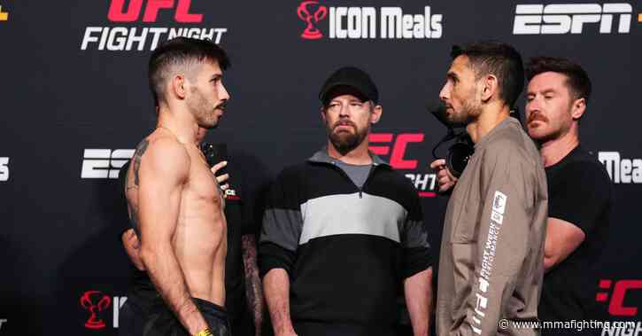 UFC Vegas 91 live blog: Matheus Nicolau vs. Alex Perez