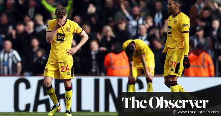 Sheffield United relegated after thrashing by five-star Newcastle