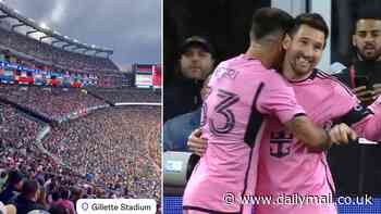 Lionel Messi: Record crowd packs out Gillette Stadium for New England vs Inter Miami as Argentina legend scores TWICE in resounding win for visitors