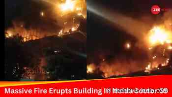 Massive Fire Erupts Building In Noida Sector 65, 5 Fire Tenders On Spot