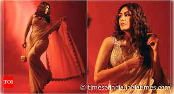 Mrunal Thakur stuns in a saree worth Rs 2L