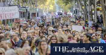 Thousands march in Melbourne rally against gendered violence ‘national disgrace’