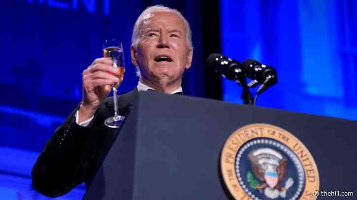 Biden pokes fun at age critiques at correspondents’ dinner
