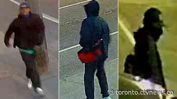 Toronto police release images of arson suspect