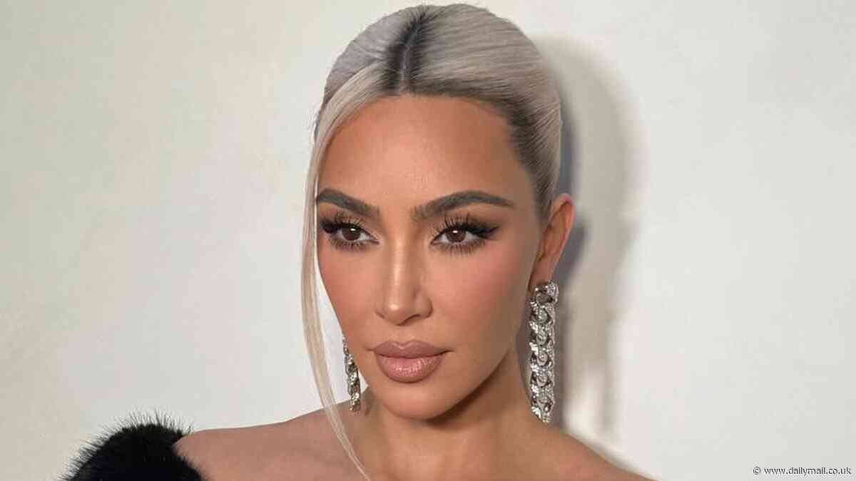 Kim Kardashian shows off new ice blonde look... two years after worrying her hair would FALL OUT when she bleached it for Marilyn Monroe look at Met Gala