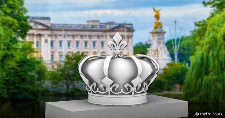 Giant crown to be installed outside Buckingham Palace – here’s what it will look like