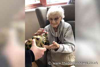St Catherine's Care Home have special visit on National Pets Day
