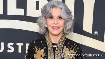 Jane Fonda, 86, looks out of this world in her bejeweled constellation jacket as she leads the stars at Homeboy Industries' Lo Maximo 2024 Awards