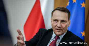 Taurus-Streit: Polens Außenminister Sikorski fordert nach russischen Angriffen Reaktion von Scholz