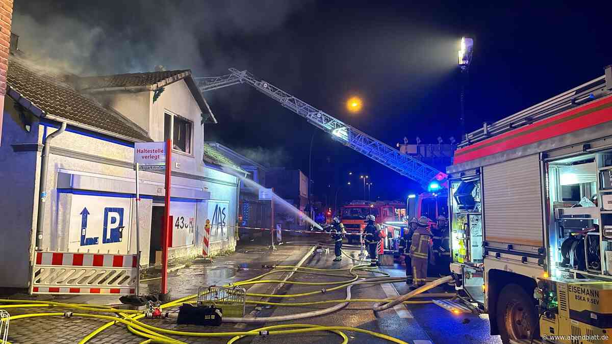 Haus an der Kieler Straße in Flammen – Obdachloser festgenommen