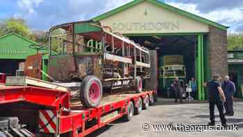 A 1939 Dennis Falcon bus joins fleet at Amberley Museum