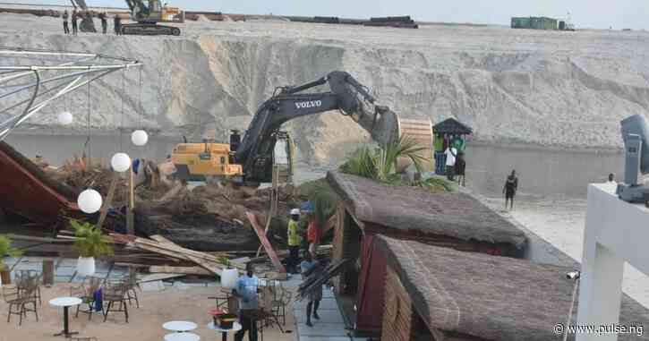 Lagos-Calabar Coastal Highway: Umahi begins demolition of Landmark Beach
