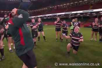 Welsh rugby captain proposes to her coach live on camera after cup final win