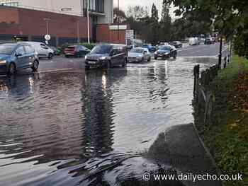 Drivers warned as rain floods Southampton roads overnight