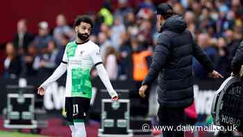 Jamie Carragher calls Mohamed Salah 'daft' for his 'if I speak, there will be fire' remark to reporters after touchline spat with Jurgen Klopp that overshadowed Liverpool's 2-2 draw at West Ham