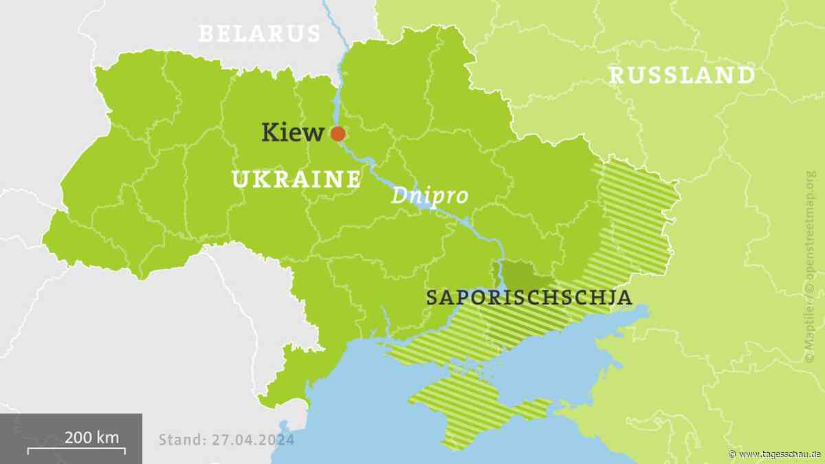 Ukraine-Liveblog: ++ Tote in von Russland besetzter Region Saporischschja ++