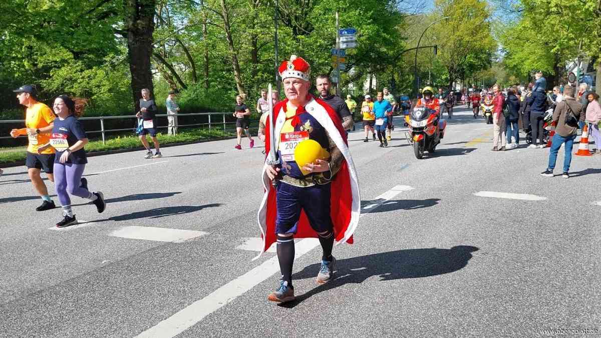 Der "König" kommt – royaler Besuch bei Hamburg-Marathon